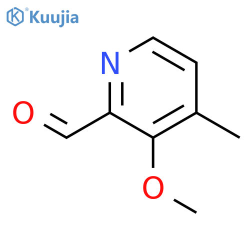 3-methoxy-4-methyl-2-Pyridinecarboxaldehyde structure