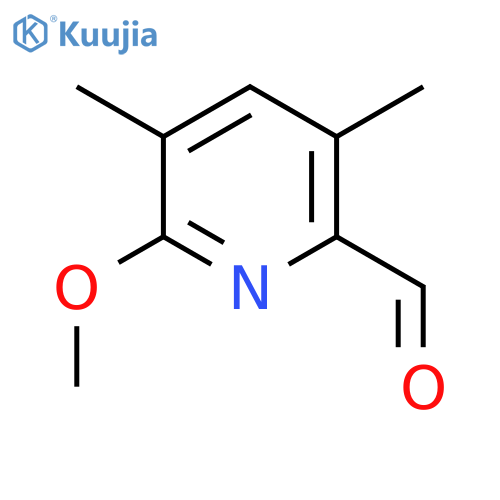 6-Methoxy-3,5-dimethylpyridine-2-carbaldehyde structure