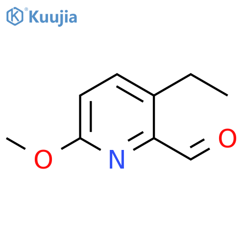 3-ethyl-6-methoxy-2-Pyridinecarboxaldehyde structure