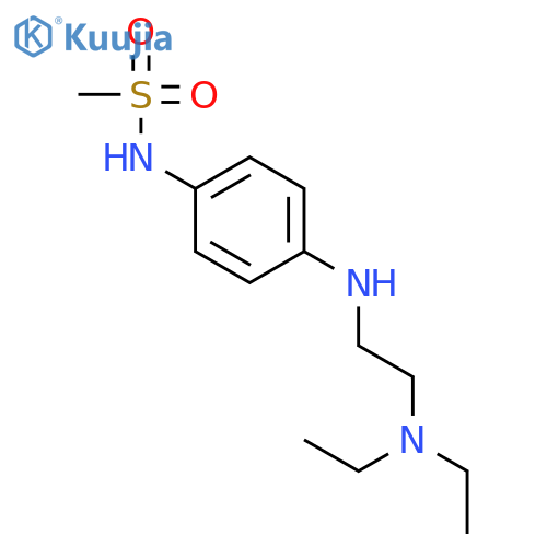 Methanesulfonamide, N-[4-[[2-(diethylamino)ethyl]amino]phenyl]- structure