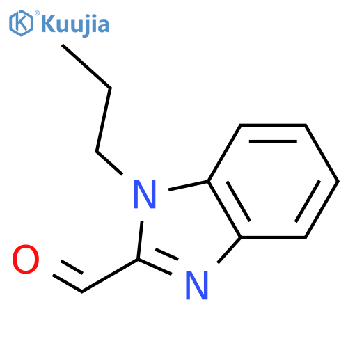 1-propyl-1H-1,3-benzodiazole-2-carbaldehyde structure