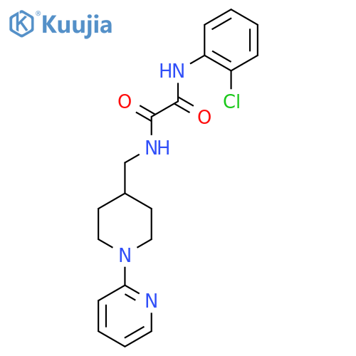 N'-(2-chlorophenyl)-N-{1-(pyridin-2-yl)piperidin-4-ylmethyl}ethanediamide structure