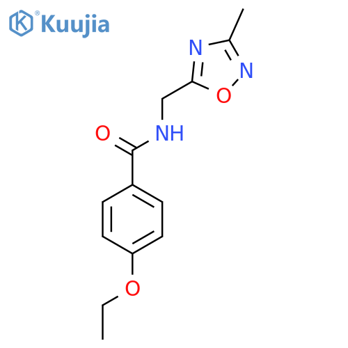 4-ethoxy-N-(3-methyl-1,2,4-oxadiazol-5-yl)methylbenzamide structure