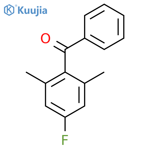 Methanone, (4-fluoro-2,6-dimethylphenyl)phenyl- structure