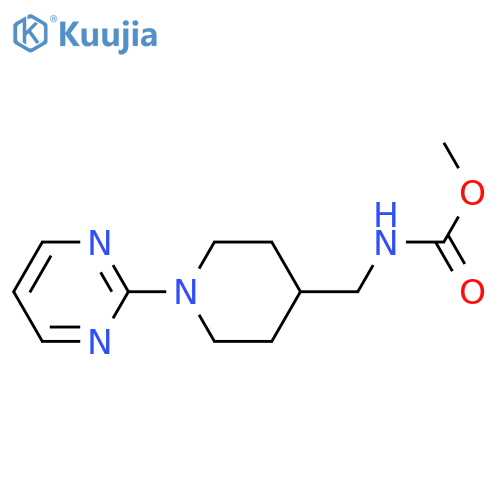 methyl N-{1-(pyrimidin-2-yl)piperidin-4-ylmethyl}carbamate structure