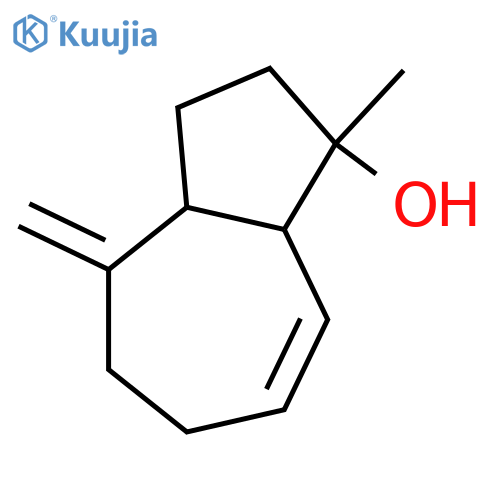 11,12,13-Trinor-6,10(14)-guaiadien-4-ol; (1α,4β,5α)-form structure