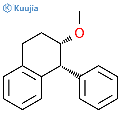 Naphthalene, 1,2,3,4-tetrahydro-2-methoxy-1-phenyl-, cis- structure
