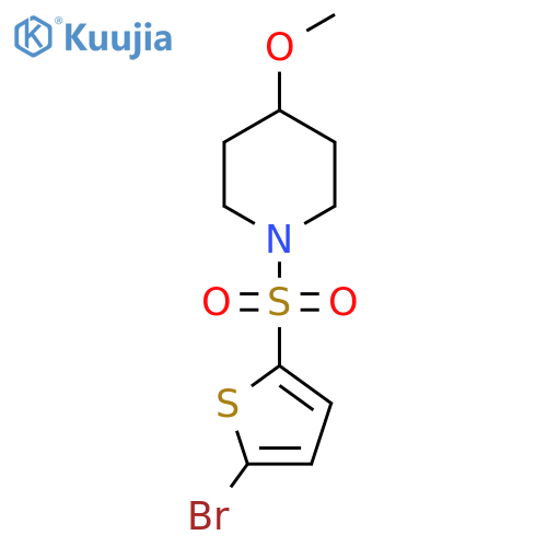1-(5-bromothiophen-2-yl)sulfonyl-4-methoxypiperidine structure