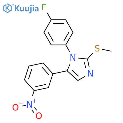 1-(4-fluorophenyl)-2-(methylsulfanyl)-5-(3-nitrophenyl)-1H-imidazole structure