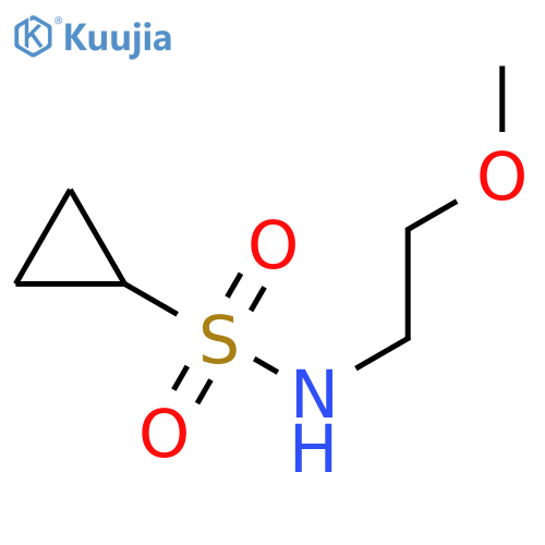 N-(2-methoxyethyl)cyclopropanesulfonamide structure