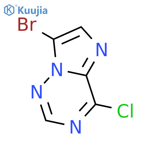 7-bromo-4-chloroimidazo[2,1-f][1,2,4]triazine structure