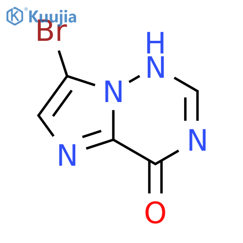 7-bromo-3H,4H-imidazo[2,1-f][1,2,4]triazin-4-one structure