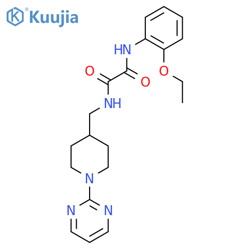 N'-(2-ethoxyphenyl)-N-{1-(pyrimidin-2-yl)piperidin-4-ylmethyl}ethanediamide structure