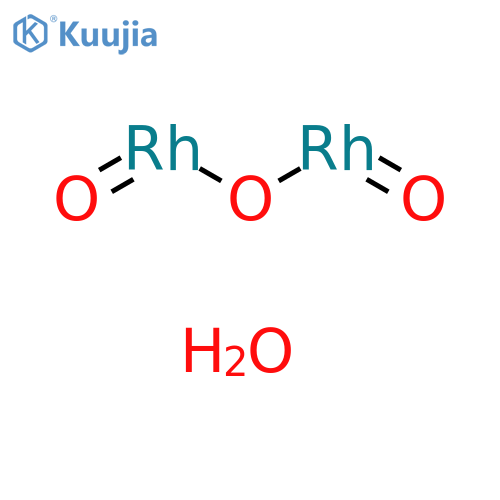 Rhodium(III) oxide hydrate structure