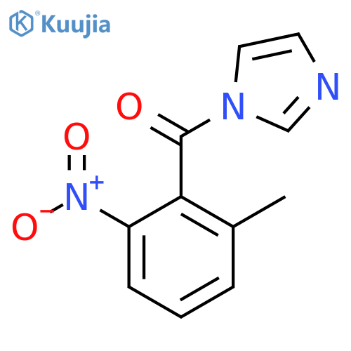 1-(2-Methyl-6-nitrobenzoyl)-1H-imidazole structure