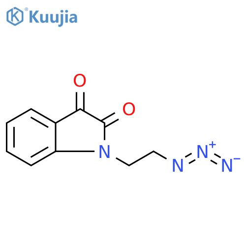 1-(2-azidoethyl)-2,3-dihydro-1H-indole-2,3-dione structure
