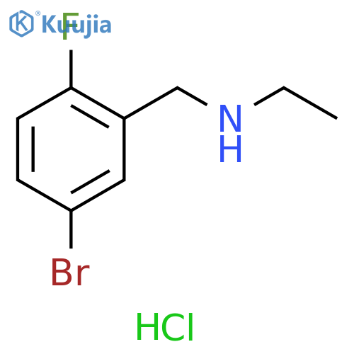 (5-Bromo-2-fluorophenyl)methyl(ethyl)amine Hydrochloride structure