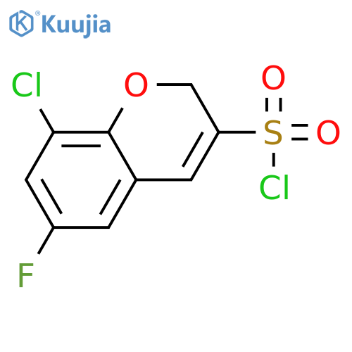 8-chloro-6-fluoro-2H-chromene-3-sulfonyl chloride structure