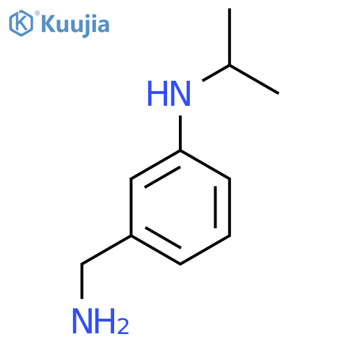 3-(aminomethyl)-N-(propan-2-yl)aniline structure