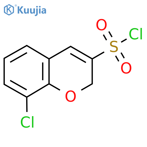 8-chloro-2H-chromene-3-sulfonyl chloride structure
