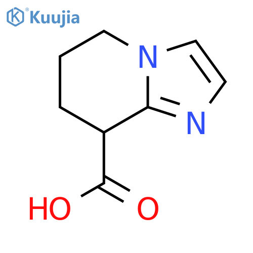 5H,6H,7H,8H-Imidazo[1,2-a]pyridine-8-carboxylic acid structure