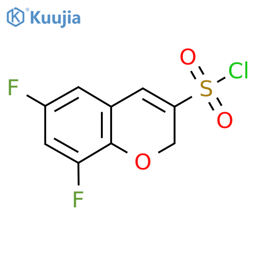 6,8-difluoro-2H-chromene-3-sulfonyl chloride structure