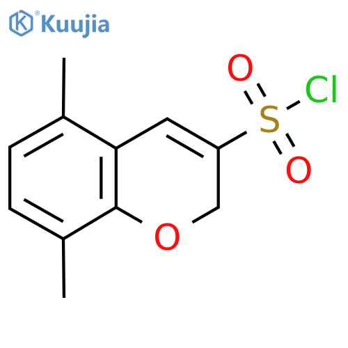 5,8-dimethyl-2H-chromene-3-sulfonyl chloride structure