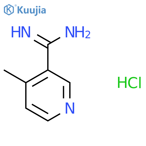 4-Methylpyridine-3-carboximidamide hydrochloride structure