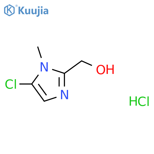 (5-chloro-1-methyl-1H-imidazol-2-yl)methanol hydrochloride structure