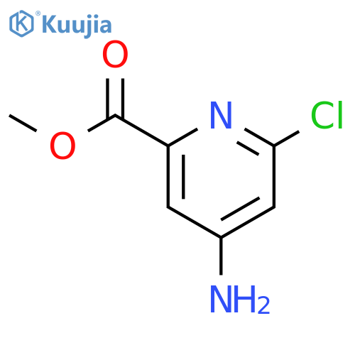 methyl 4-amino-6-chloropyridine-2-carboxylate structure