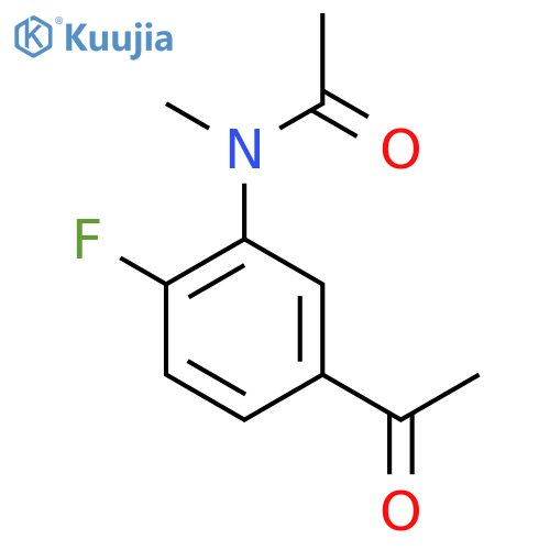N-(5-Acetyl-2-fluorophenyl)-N-methylacetamide structure