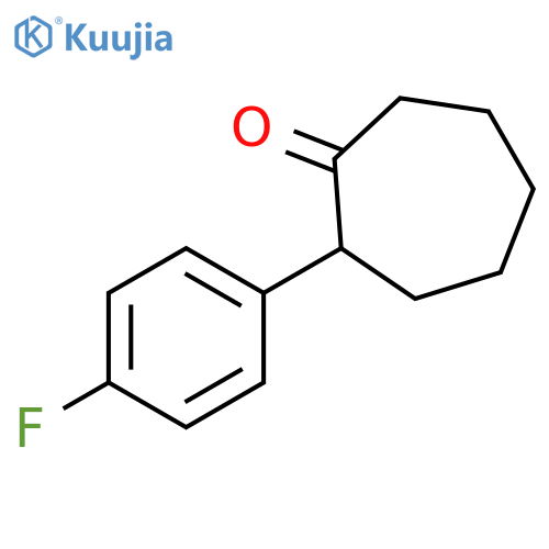 Cycloheptanone, 2-(4-fluorophenyl)- structure