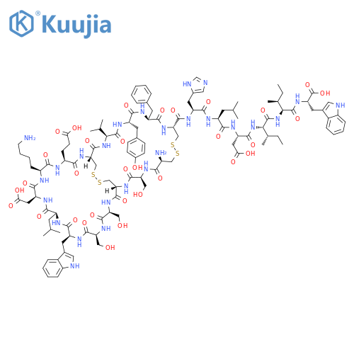 Endothelin-2 (49-69), human structure