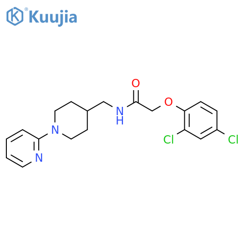 2-(2,4-dichlorophenoxy)-N-{1-(pyridin-2-yl)piperidin-4-ylmethyl}acetamide structure