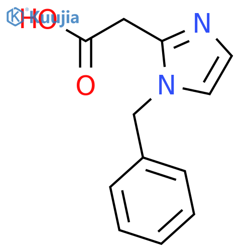 (1-Benzyl-1H-imidazol-2-yl)-acetic Acid structure