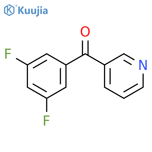 Methanone, (3,5-difluorophenyl)-3-pyridinyl- structure