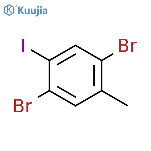 Benzene, 1,4-dibromo-2-iodo-5-methyl- structure