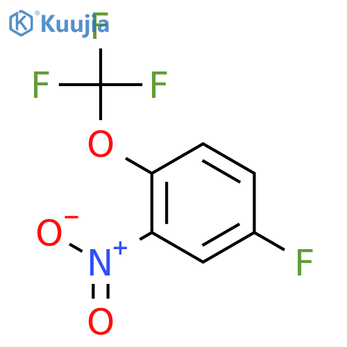 4-Fluoro-2-nitro-1-(trifluoromethoxy)benzene structure