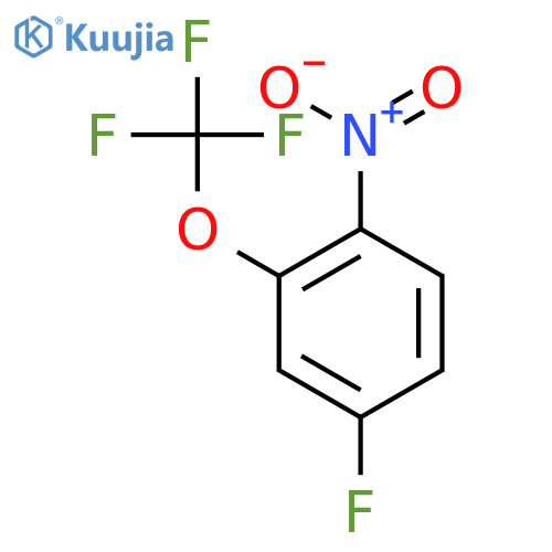 4-Fluoro-1-nitro-2-(trifluoromethoxy)benzene structure