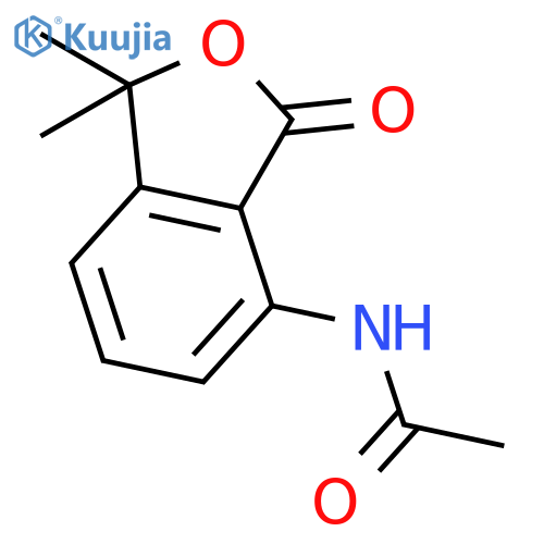 N-(1,1-Dimethyl-3-oxo-1,3-dihydroisobenzofuran-4-yl)acetamide structure
