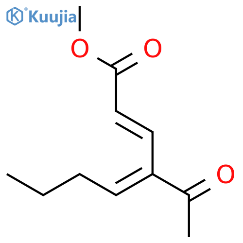 methyl (2E,4Z)-4-acetylocta-2,4-dienoate structure