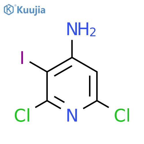 2,6-Dichloro-3-iodopyridin-4-amine structure