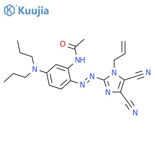 Acetamide,N-[2-[2-[4,5-dicyano-1-(2-propen-1-yl)-1H-imidazol-2-yl]diazenyl]-5-(dipropylamino)phenyl]- structure