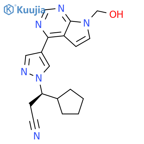 Ruxolitinib N-Methanol structure