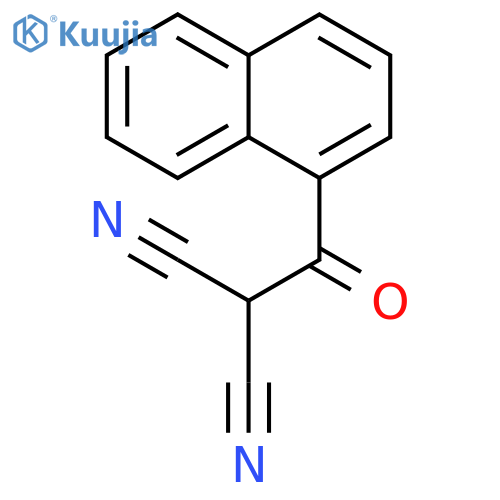 2-(1-Naphthalenylcarbonyl)propanedinitrile structure