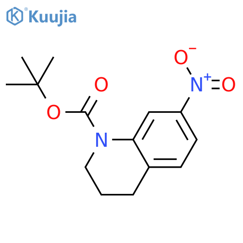 tert-butyl 7-nitro-1,2,3,4-tetrahydroquinoline-1-carboxylate structure