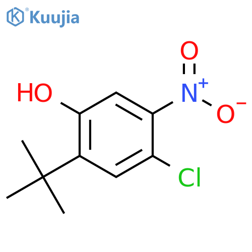 2-(tert-Butyl)-4-chloro-5-nitrophenol structure