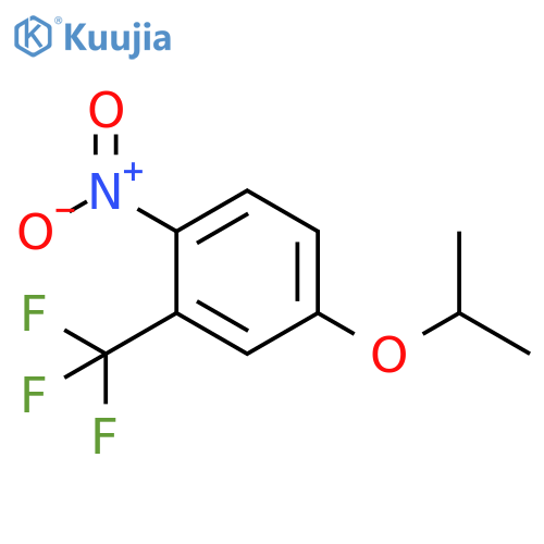 1-Nitro-4-(propan-2-yloxy)-2-(trifluoromethyl)benzene structure