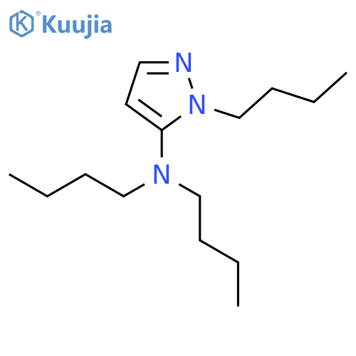1H-Pyrazol-5-amine, N,N,1-tributyl- structure
