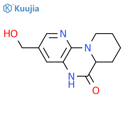 7,8,9,10-tetrahydro-3-(hydroxymethyl)-5H-Dipyrido[1,2-a:3',2'-e]pyrazin-6(6aH)-one structure